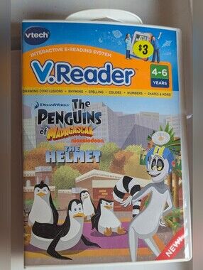 VTech V.Reader The Penguins of Madagascar The Helmet Video Game